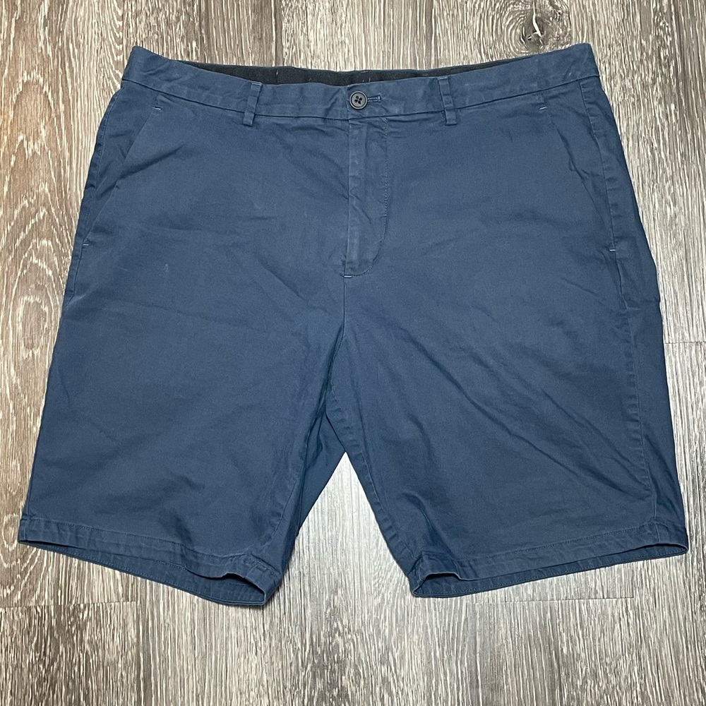 Bonobos Navy Blue Men’s Flat Front Shorts Size 36 with 9” inseam
